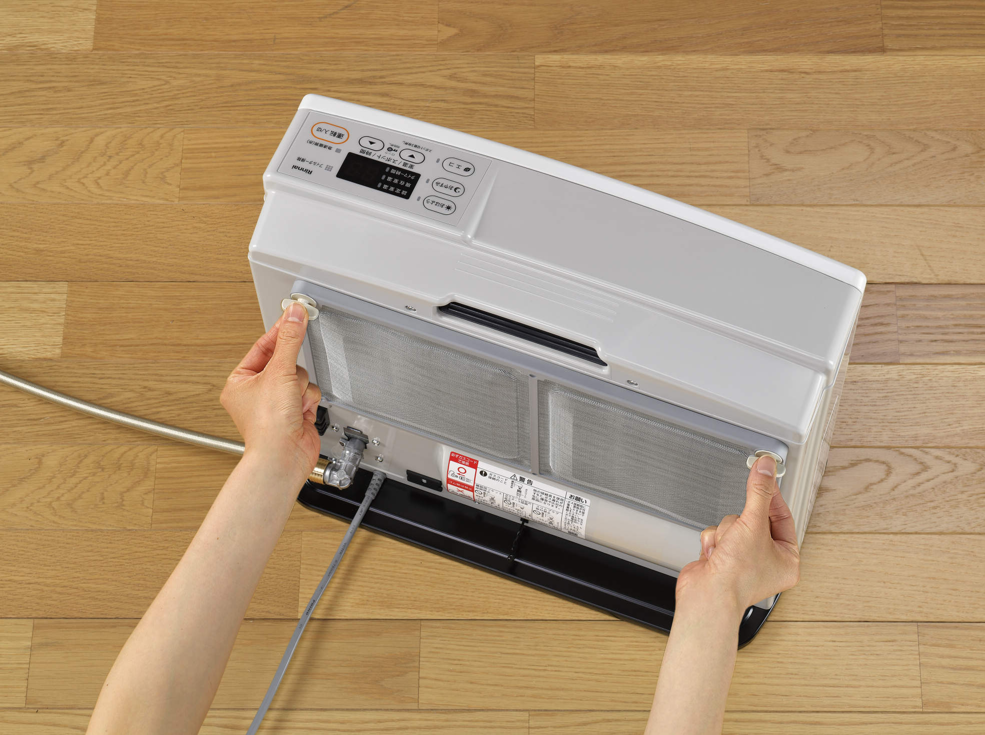 即決 送料込み リンナイ ガスファンヒーター SRC-305E-S 都市ガス 12A・13A用 中古品 リンナイ ガスファンヒーター SRC-305E-S 都市ガス ①